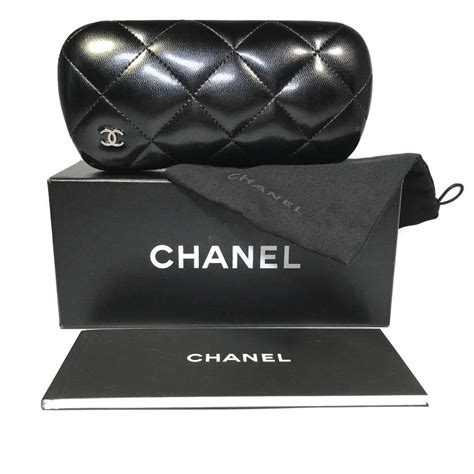 chanel quilted sunglass case|Chanel eyeglass case and pouch.